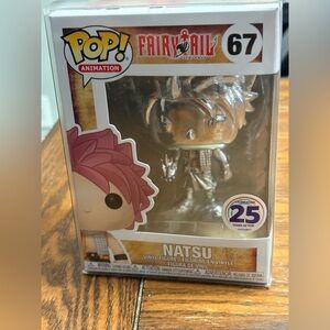 Funko Pop! Animation Fairy Tail Natsu Silver Vinyl Figure